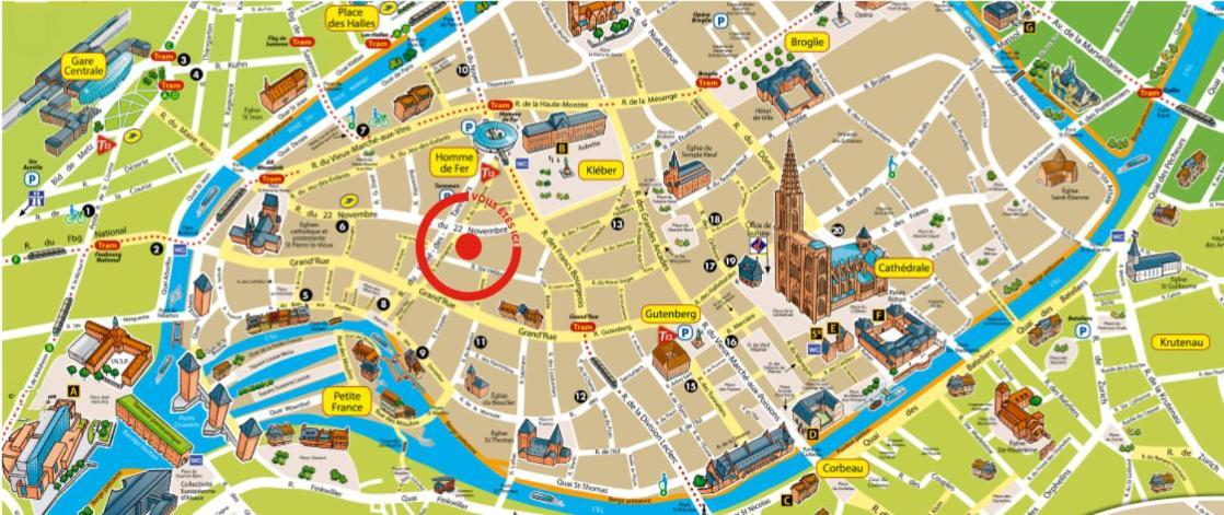 70 M² Strasbourg Appart City Center المظهر الخارجي الصورة
